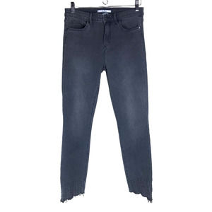Sam Edelman Jeans "The Kitten" Mid-Rise Skinny Ankle Gray Stretchy Size 30